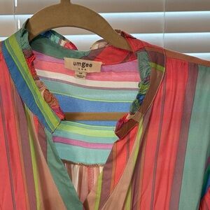 Umgee Colorful Striped Top